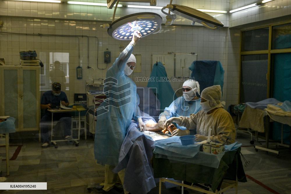 Operating unit of Mechnikov Hospital in Dnipro