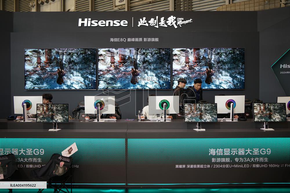 Hisense Booth at AWE2025 in Shanghai