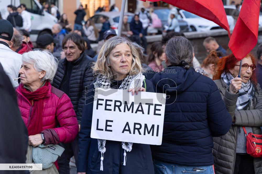 Demonstration against the genocide in Palestine - Rome