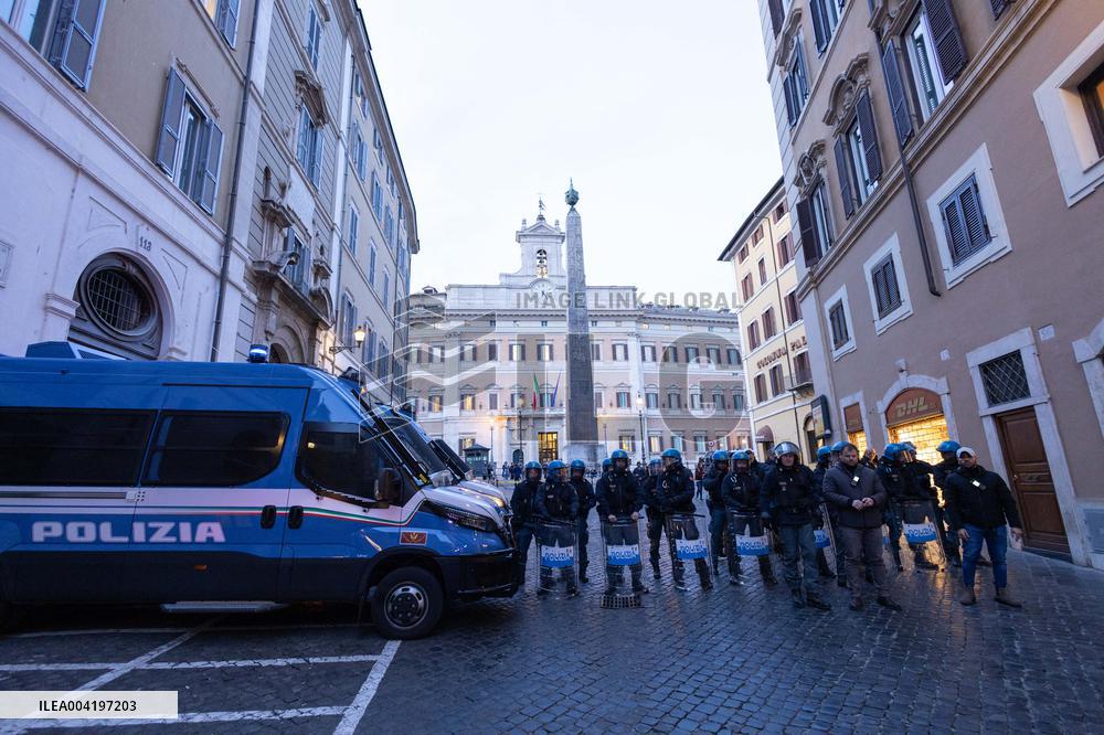Demonstration against the genocide in Palestine - Rome