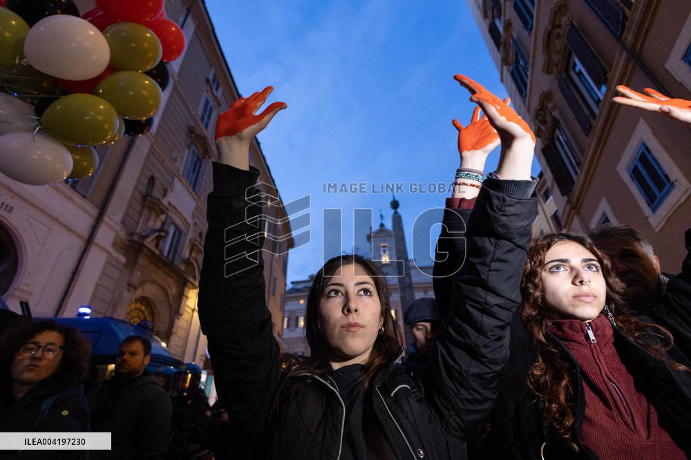 Demonstration against the genocide in Palestine - Rome