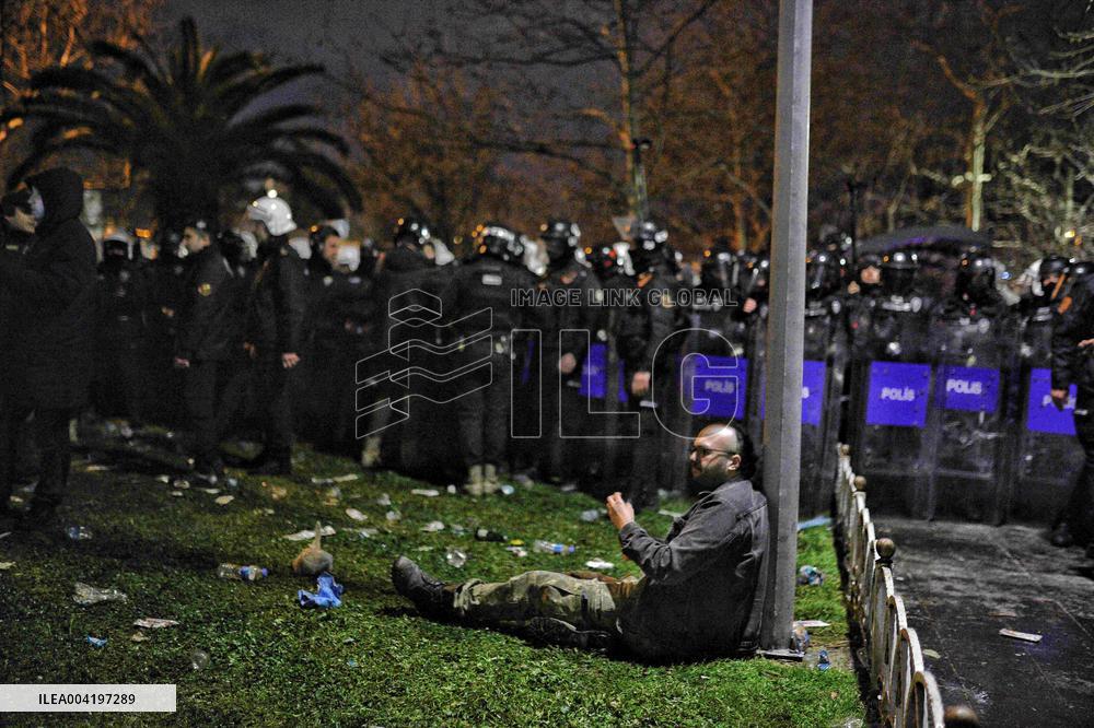Protest Against the Arrest of Istanbul Mayor Imamoglu - Turkey