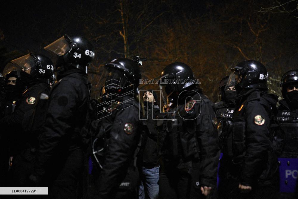 Protest Against the Arrest of Istanbul Mayor Imamoglu - Turkey
