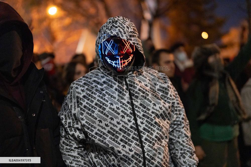 Protest Against the Arrest of Istanbul Mayor Imamoglu - Turkey