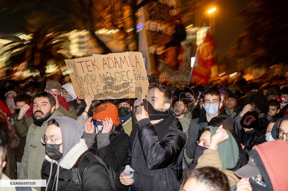 Protest Against the Arrest of Istanbul Mayor Imamoglu - Turkey