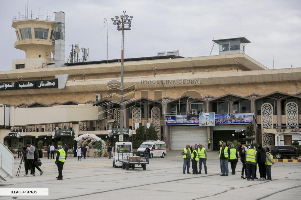 Aleppo Airport Reopens - Syria
