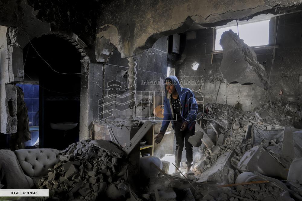 Israeli Strikes Continue To Hit Gaza - Palestine