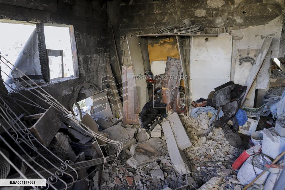 Israeli Strikes Continue To Hit Gaza - Palestine