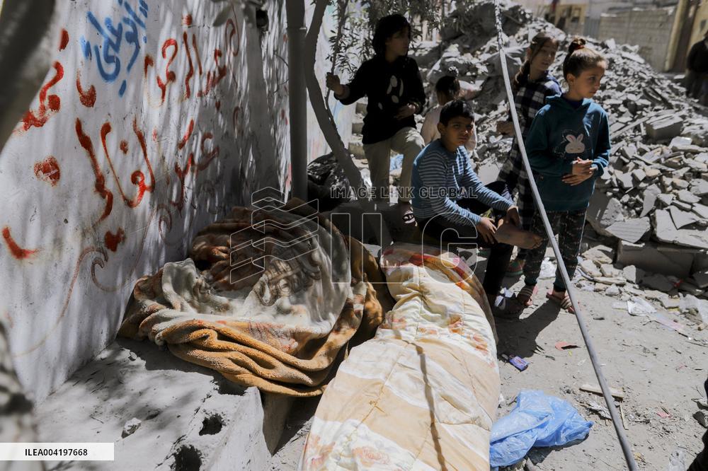 Israeli Strikes Continue To Hit Gaza - Palestine