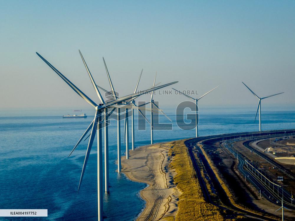 Port of Rotterdam Aerial Illustrations - Netherlands
