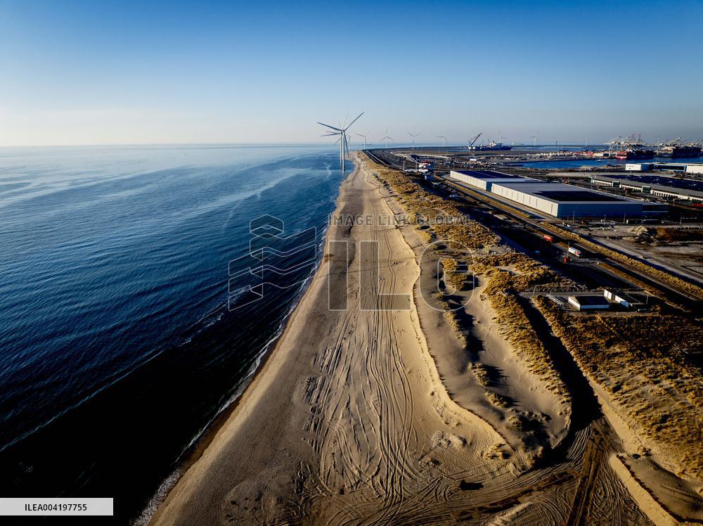 Port of Rotterdam Aerial Illustrations - Netherlands