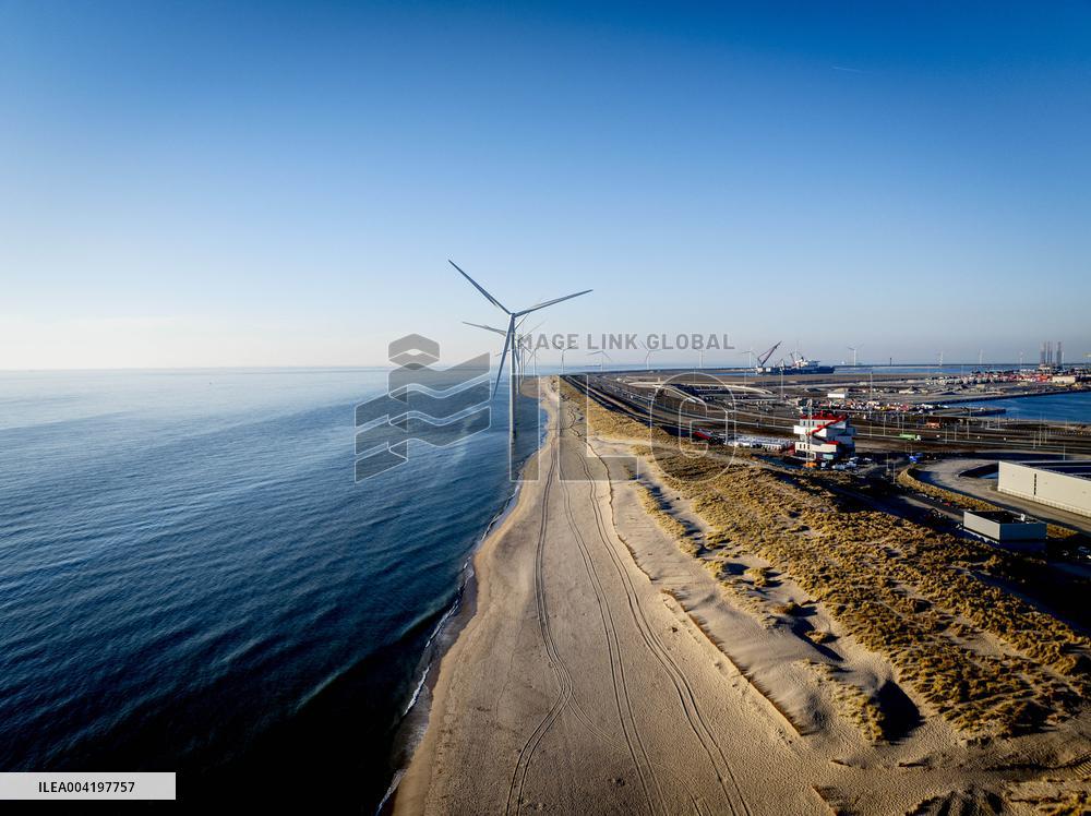 Port of Rotterdam Aerial Illustrations - Netherlands