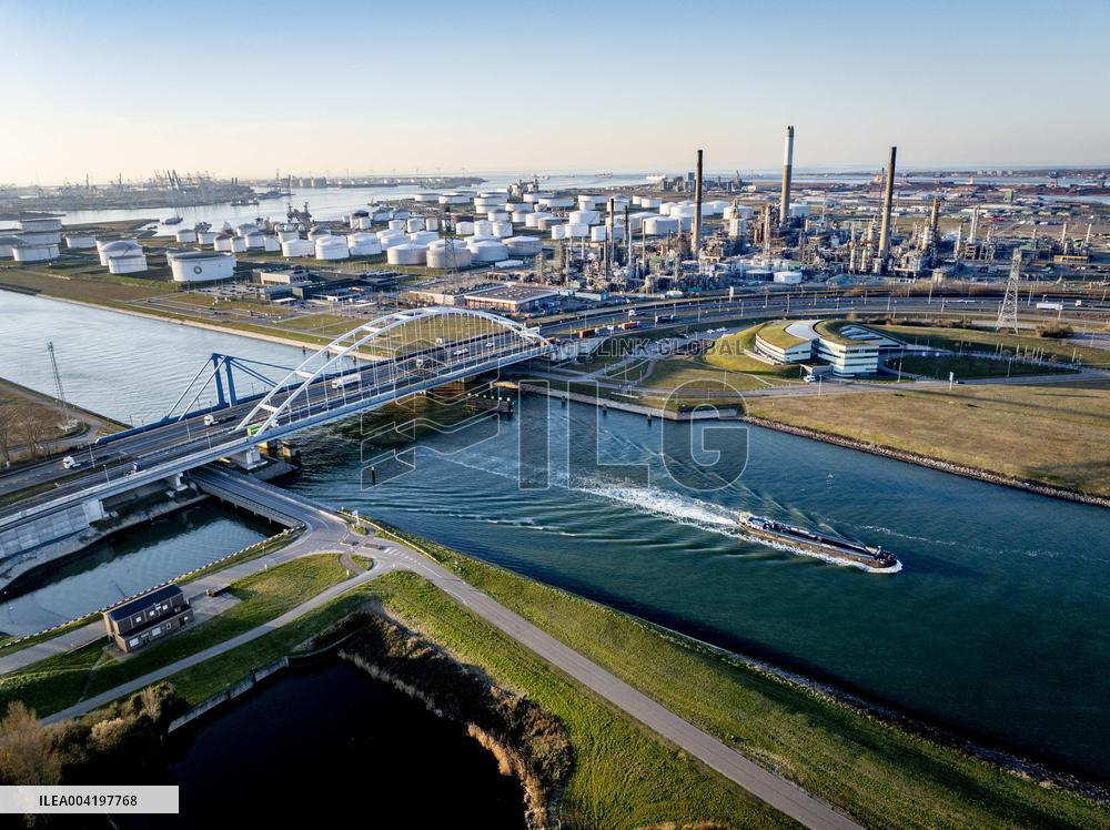 Port of Rotterdam Aerial Illustrations - Netherlands