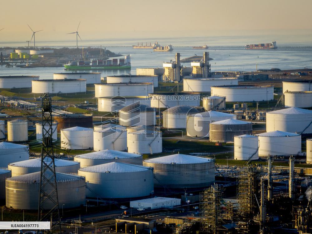 Port of Rotterdam Aerial Illustrations - Netherlands