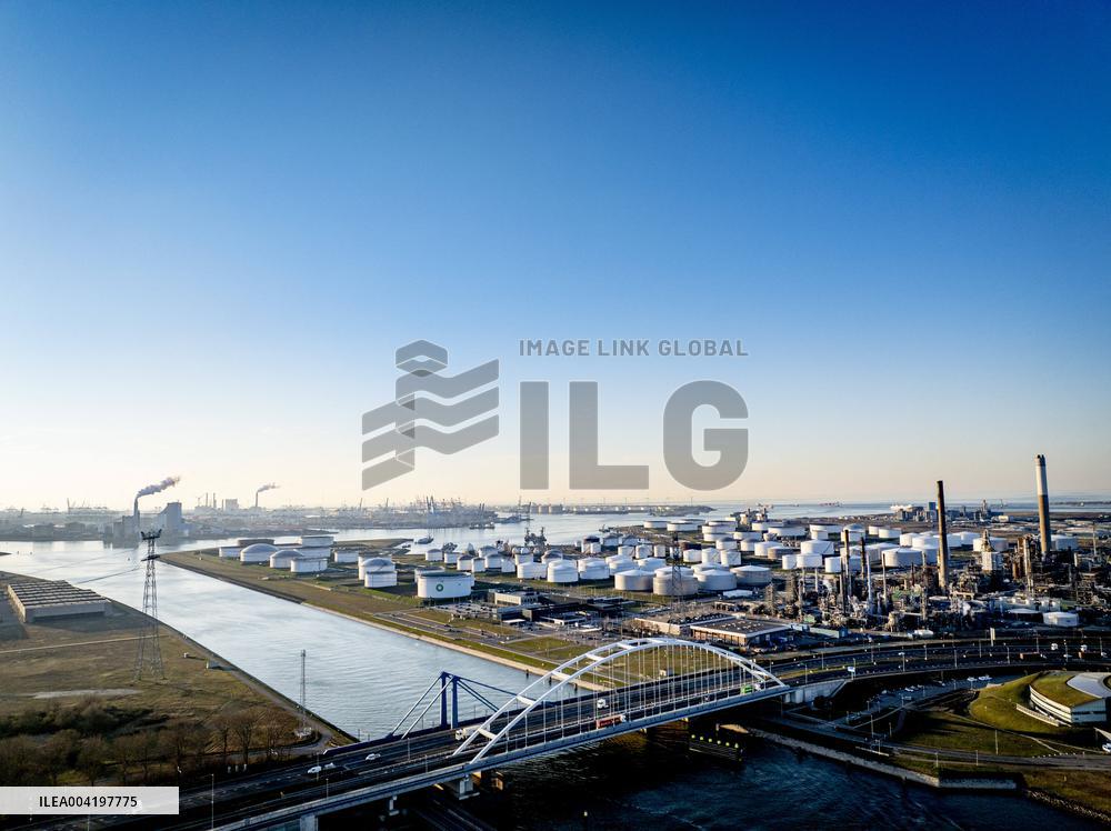Port of Rotterdam Aerial Illustrations - Netherlands
