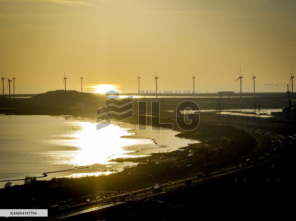 Port of Rotterdam Aerial Illustrations - Netherlands