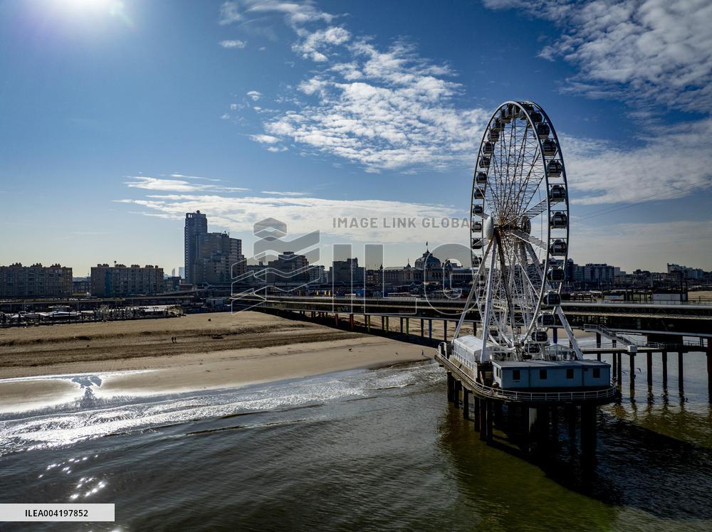 Scheveningen Pier Illustrations - Netherlands
