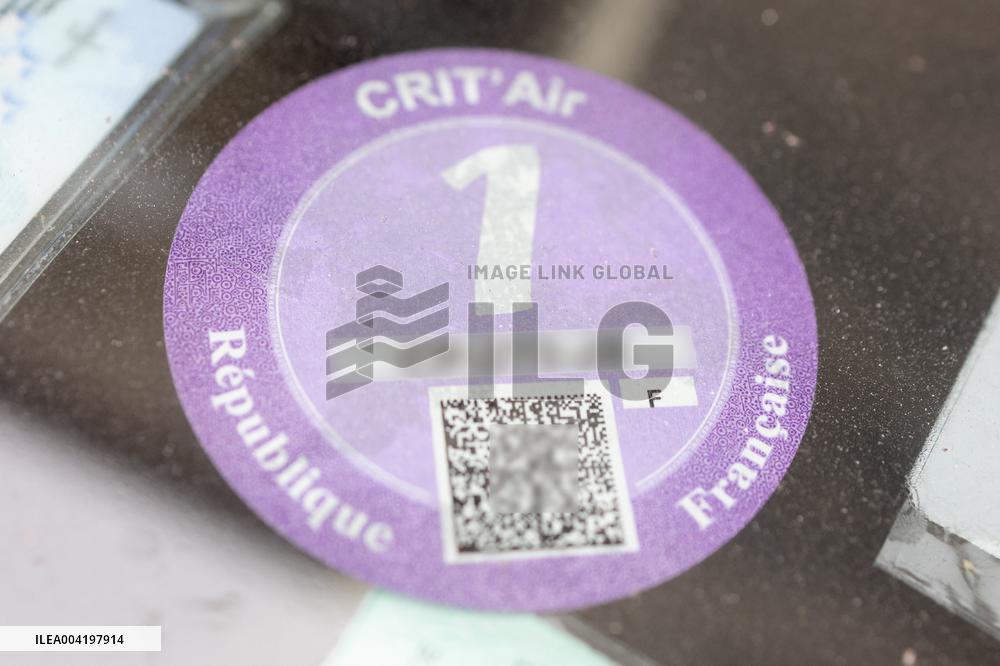 Crit Air Stickers - Paris RL