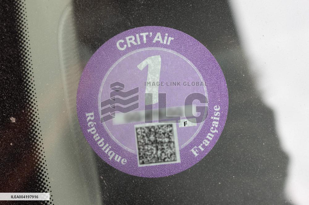 Crit Air Stickers - Paris RL