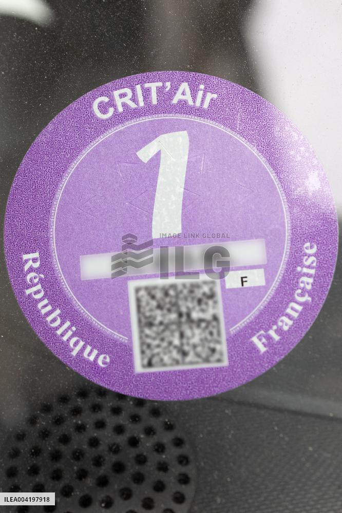 Crit Air Stickers - Paris RL