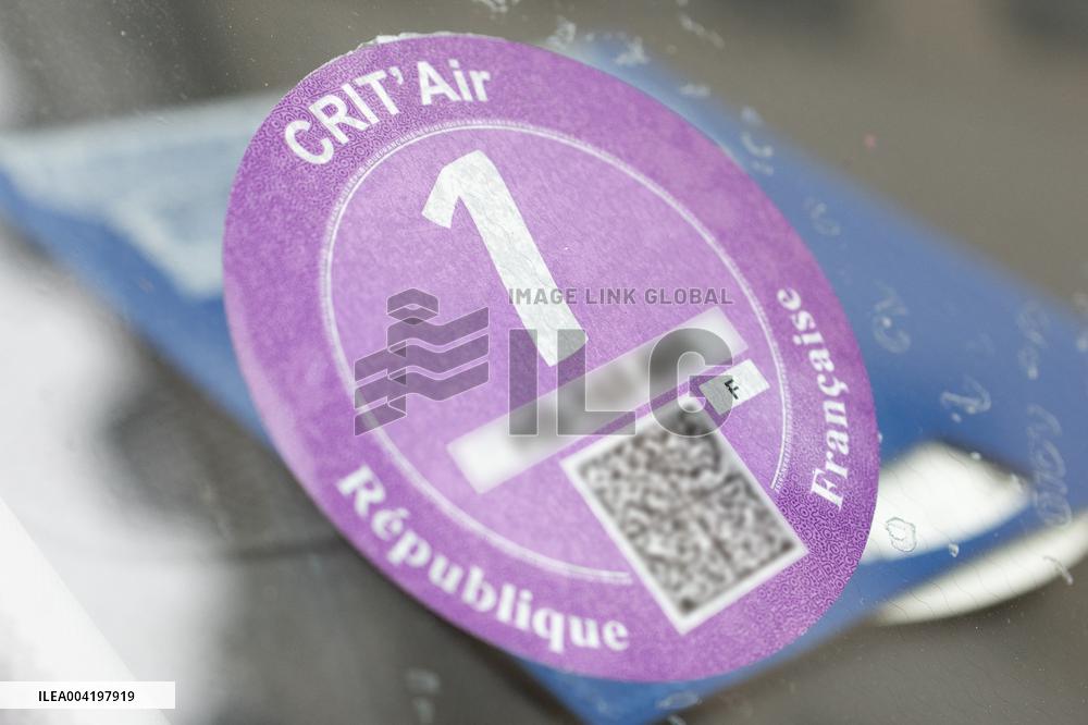 Crit Air Stickers - Paris RL