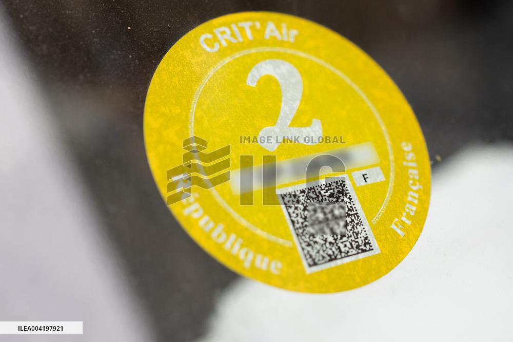 Crit Air Stickers - Paris RL