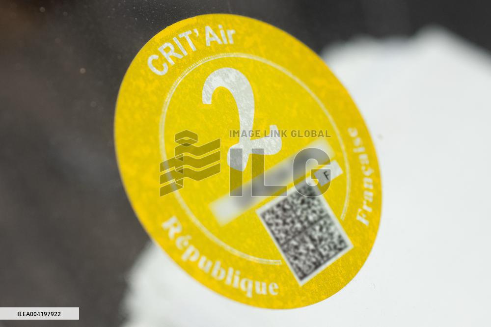 Crit Air Stickers - Paris RL