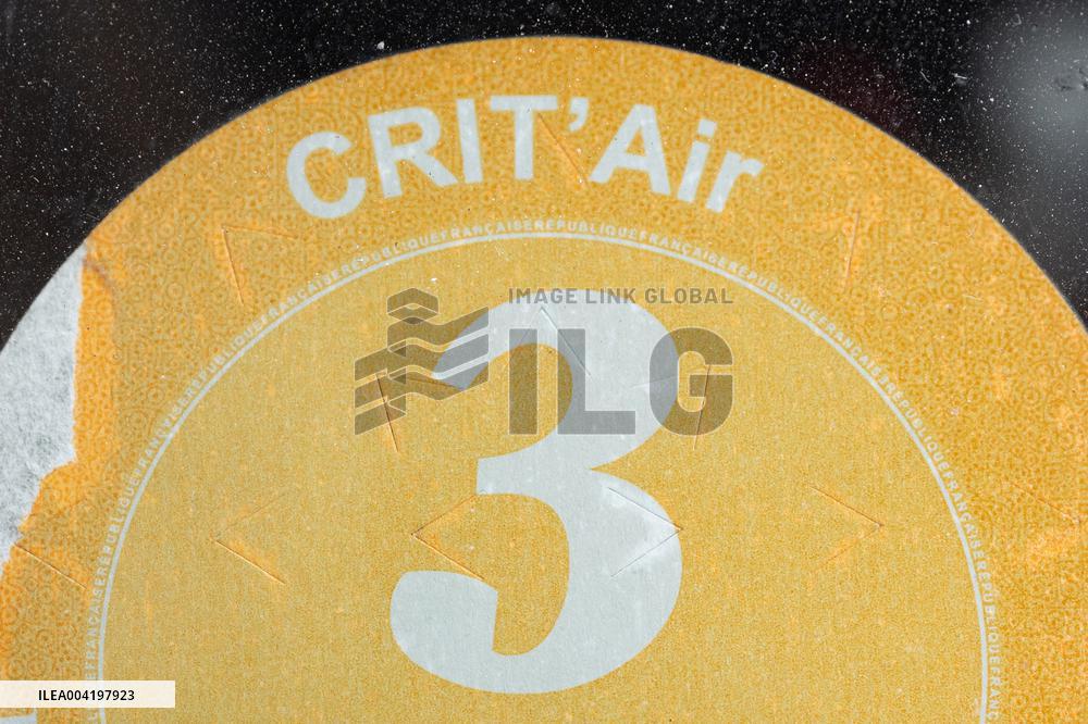Crit Air Stickers - Paris RL