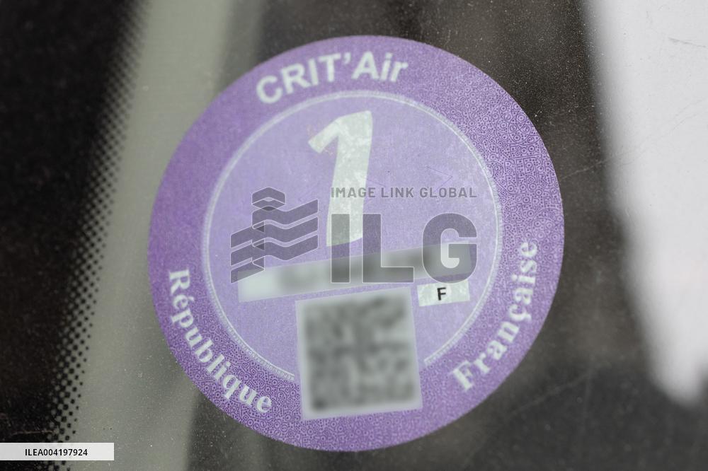 Crit Air Stickers - Paris RL