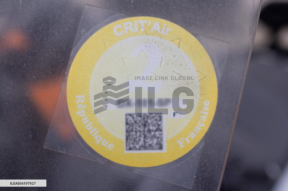 Crit Air Stickers - Paris RL