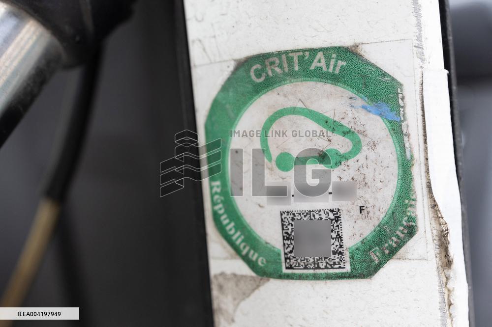 Crit Air Stickers - Paris RL
