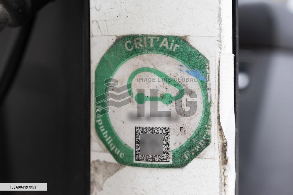 Crit Air Stickers - Paris RL