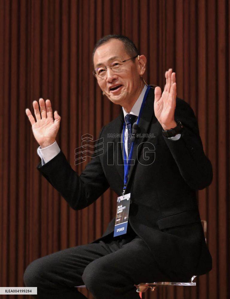 Nobel Prize Shinya Yamanaka At 2025 Longevity Summit - Milan