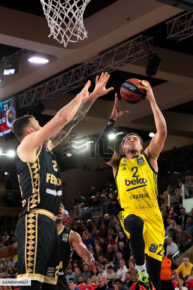 Basketball Euroleague - AS Monaco v Fenerbahce