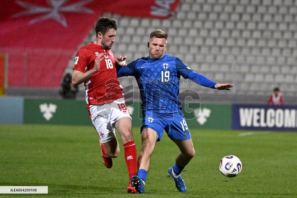 World Cup 2026 European qualifier Group G football match Finland vs Malta