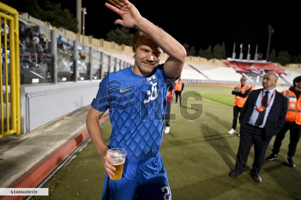 World Cup 2026 European qualifier Group G football match Finland vs Malta