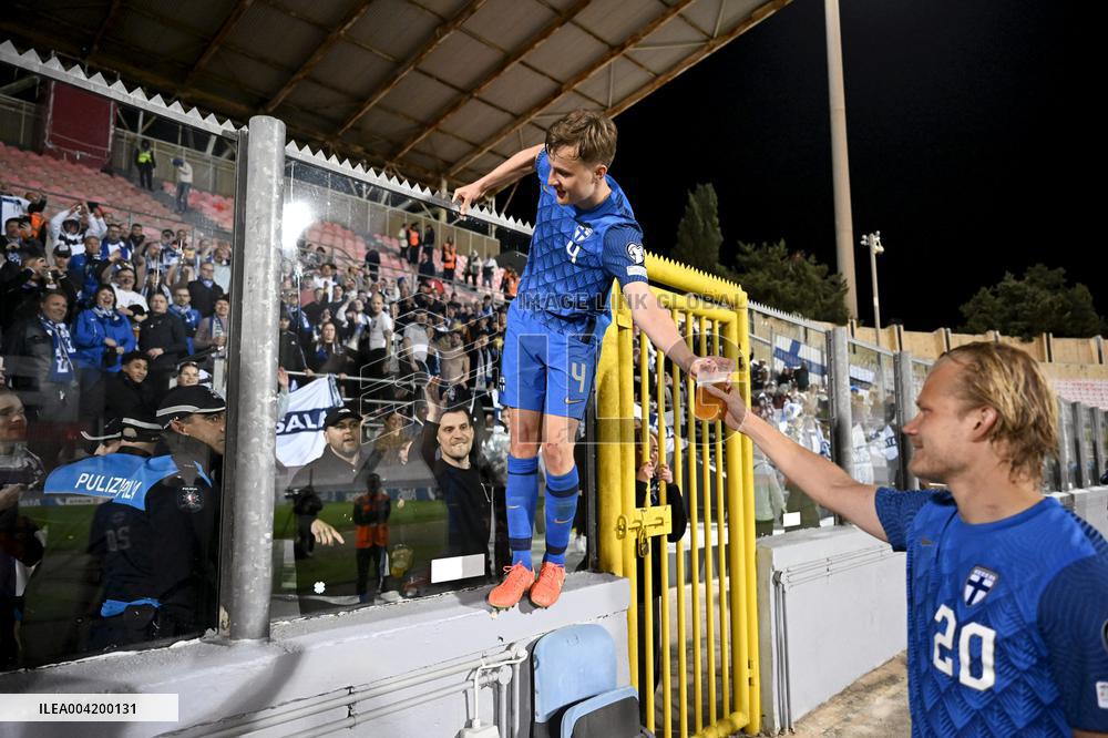 World Cup 2026 European qualifier Group G football match Finland vs Malta