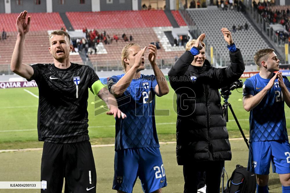 World Cup 2026 European qualifier Group G football match Finland vs Malta
