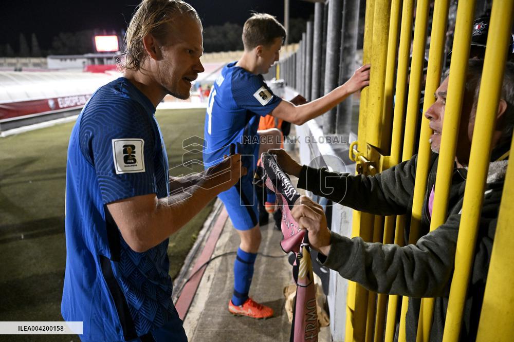 World Cup 2026 European qualifier Group G football match Finland vs Malta