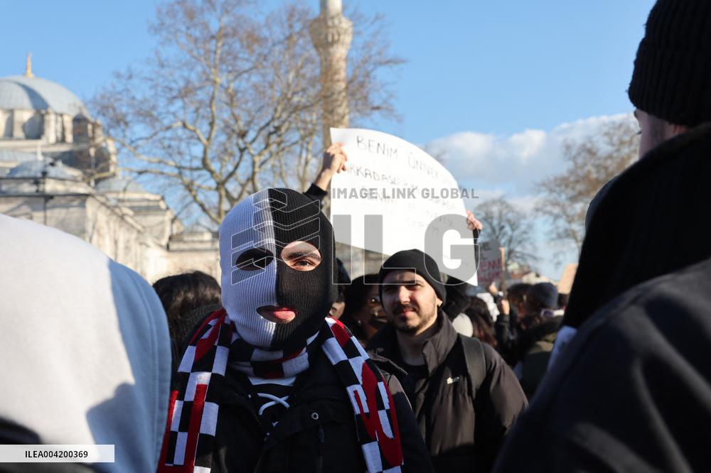 University Students Continue To Protest - Istanbul