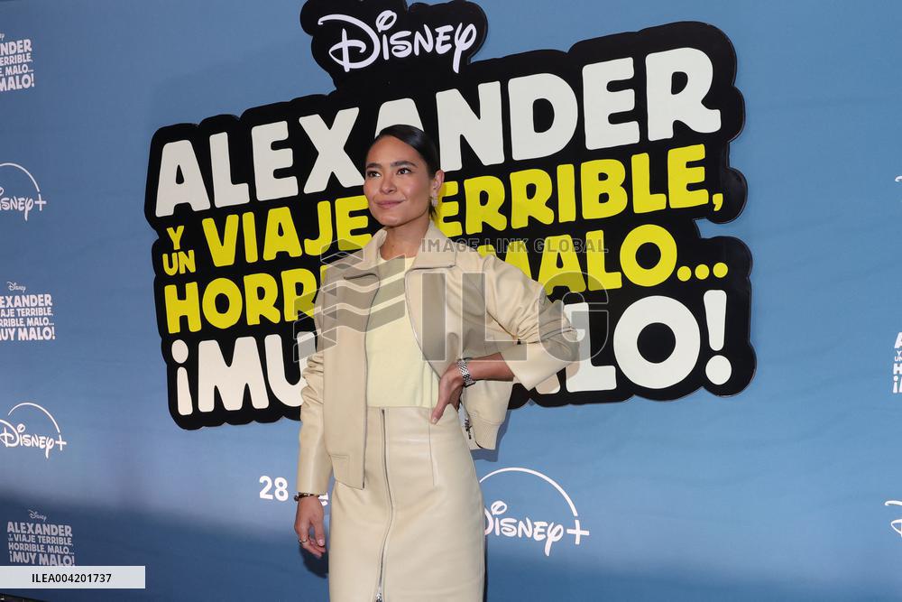 Premiere of Alexander and the Terrible, Horrible, No Good - Mexico