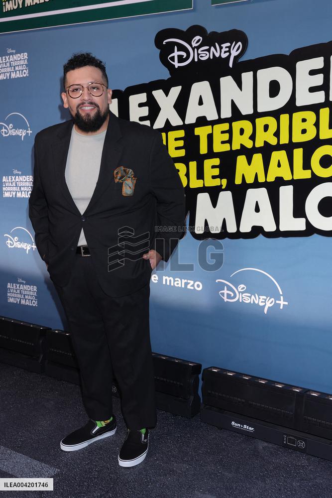 Premiere of Alexander and the Terrible, Horrible, No Good - Mexico