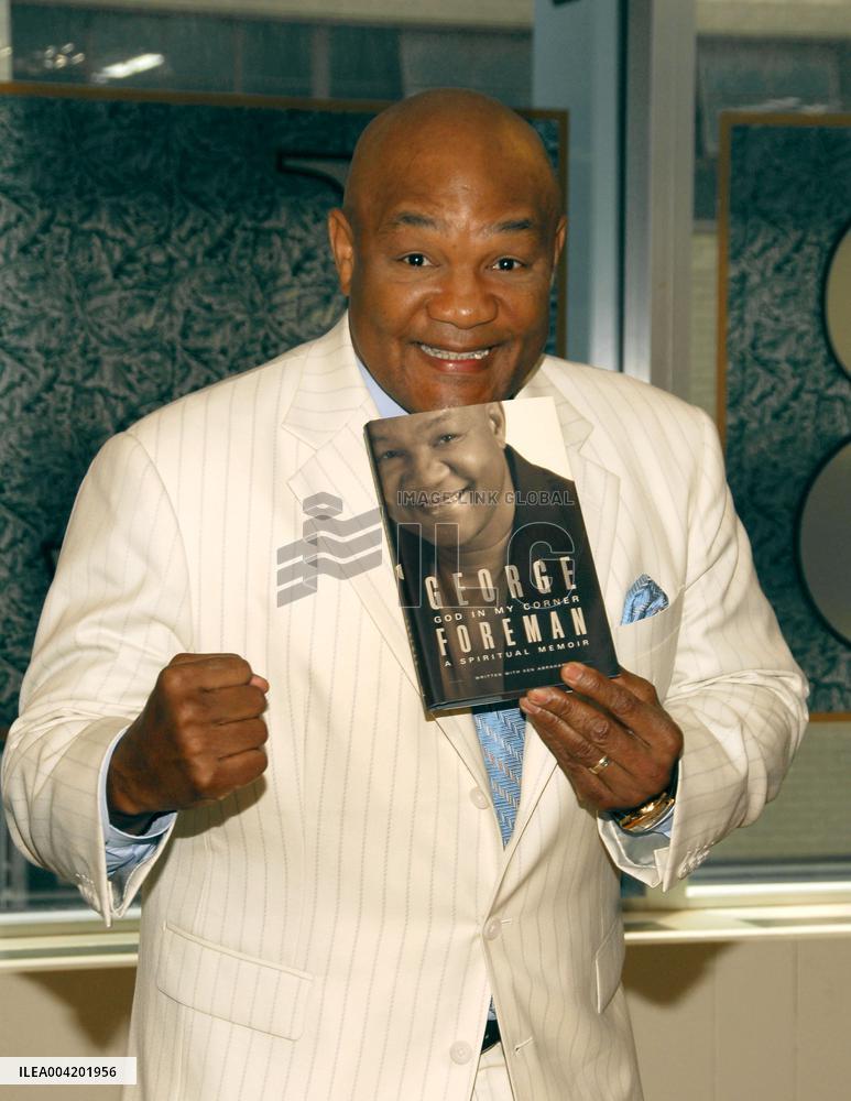 George Foreman Signs  God In My Corner - New York City