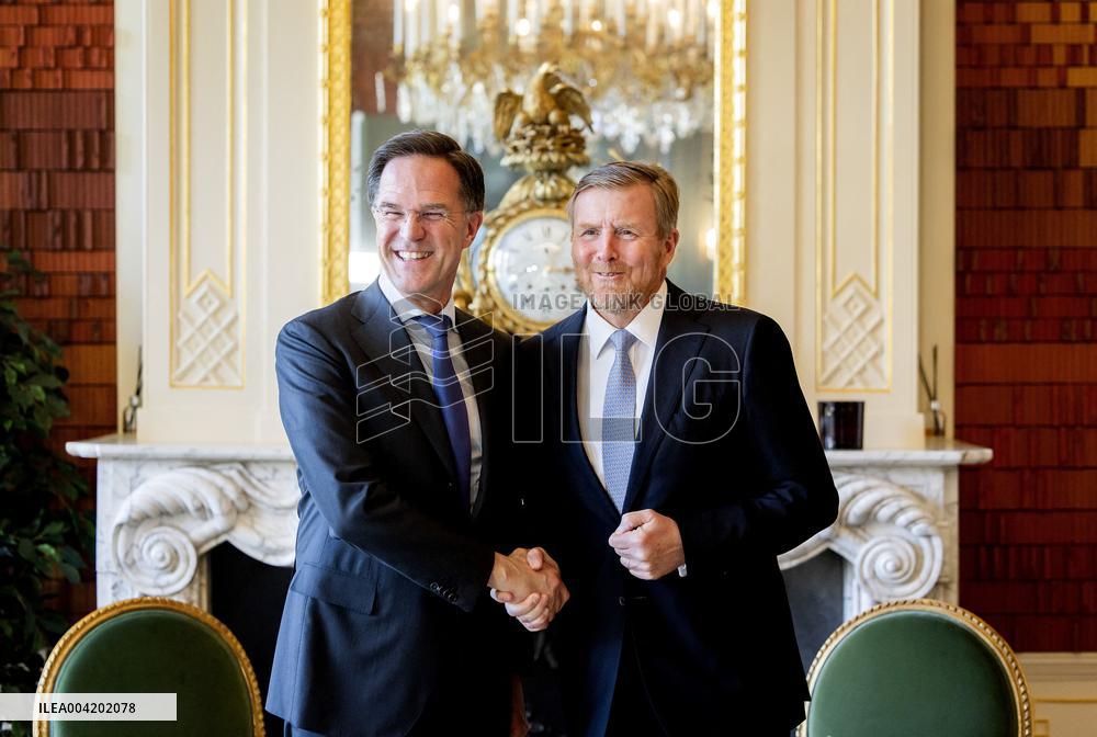 King receives NATO Secretary General Mark Rutte - The Hague