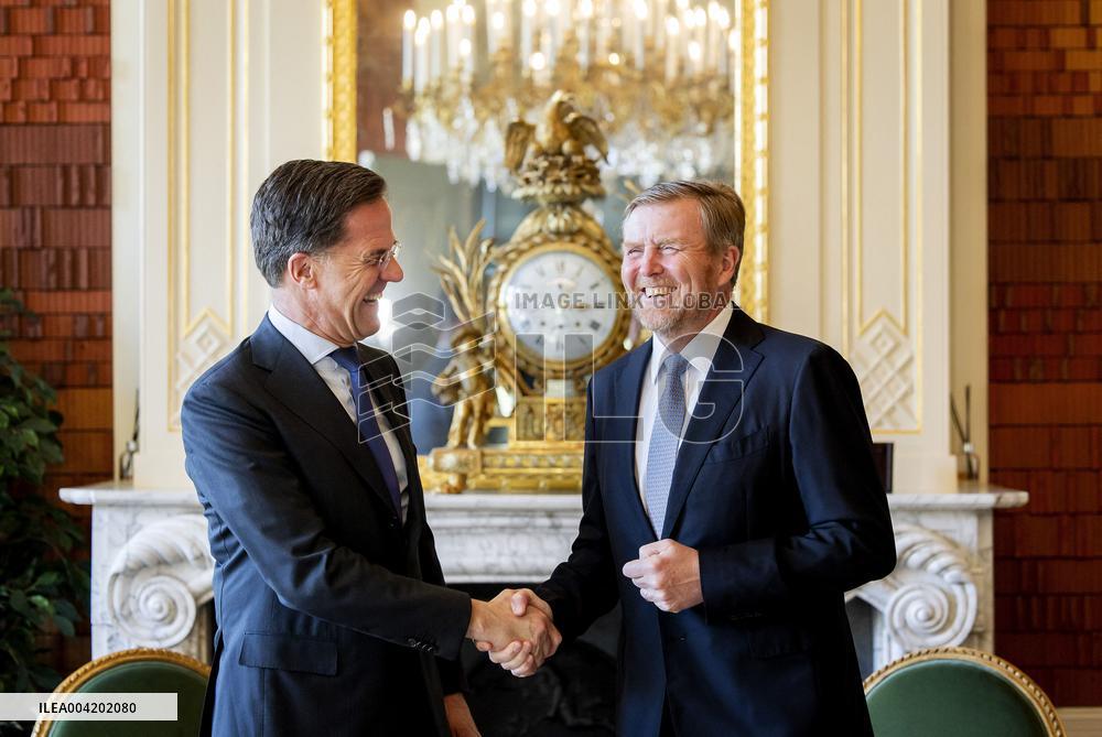 King receives NATO Secretary General Mark Rutte - The Hague