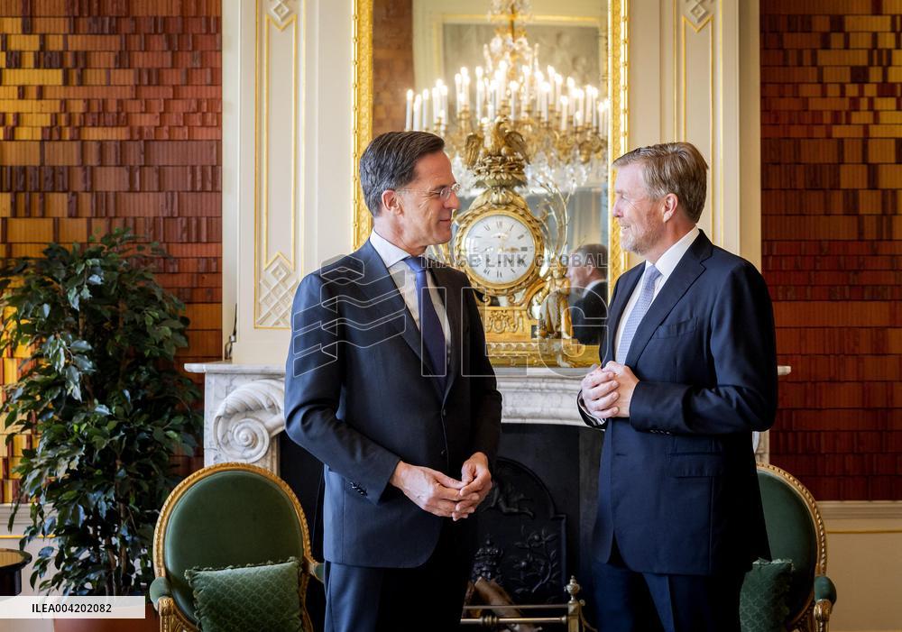 King receives NATO Secretary General Mark Rutte - The Hague