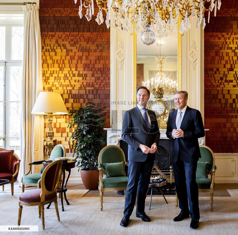 King receives NATO Secretary General Mark Rutte - The Hague
