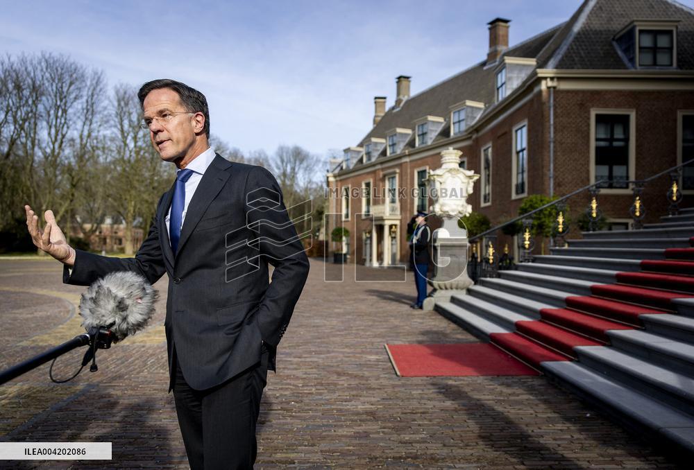 King receives NATO Secretary General Mark Rutte - The Hague