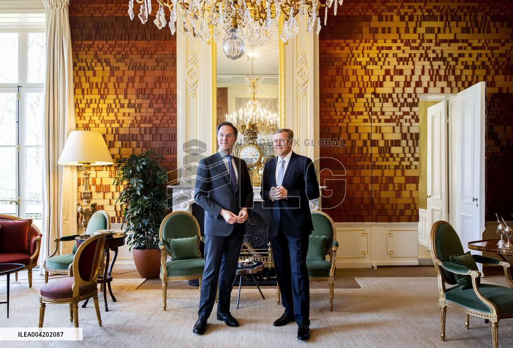 King receives NATO Secretary General Mark Rutte - The Hague