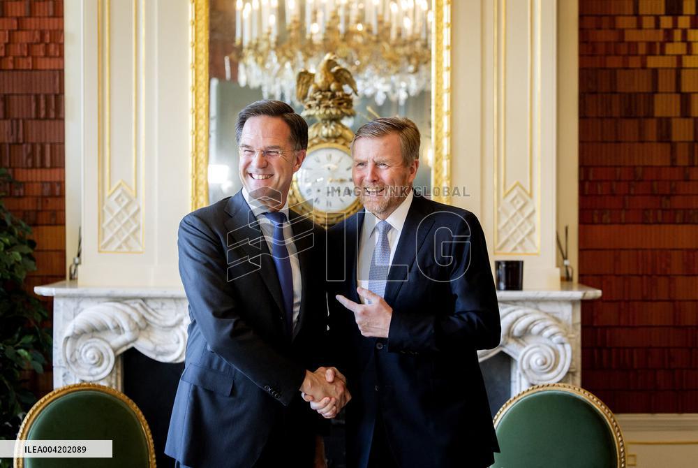 King receives NATO Secretary General Mark Rutte - The Hague